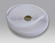 Klettband weiss, selbstklebend, 20 mm 20 mm breit, Rollenlänge 25 lfm