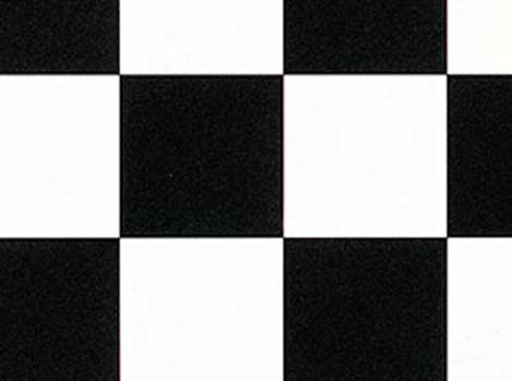 PVC Design - Schachbrett, schwarz / weiß 