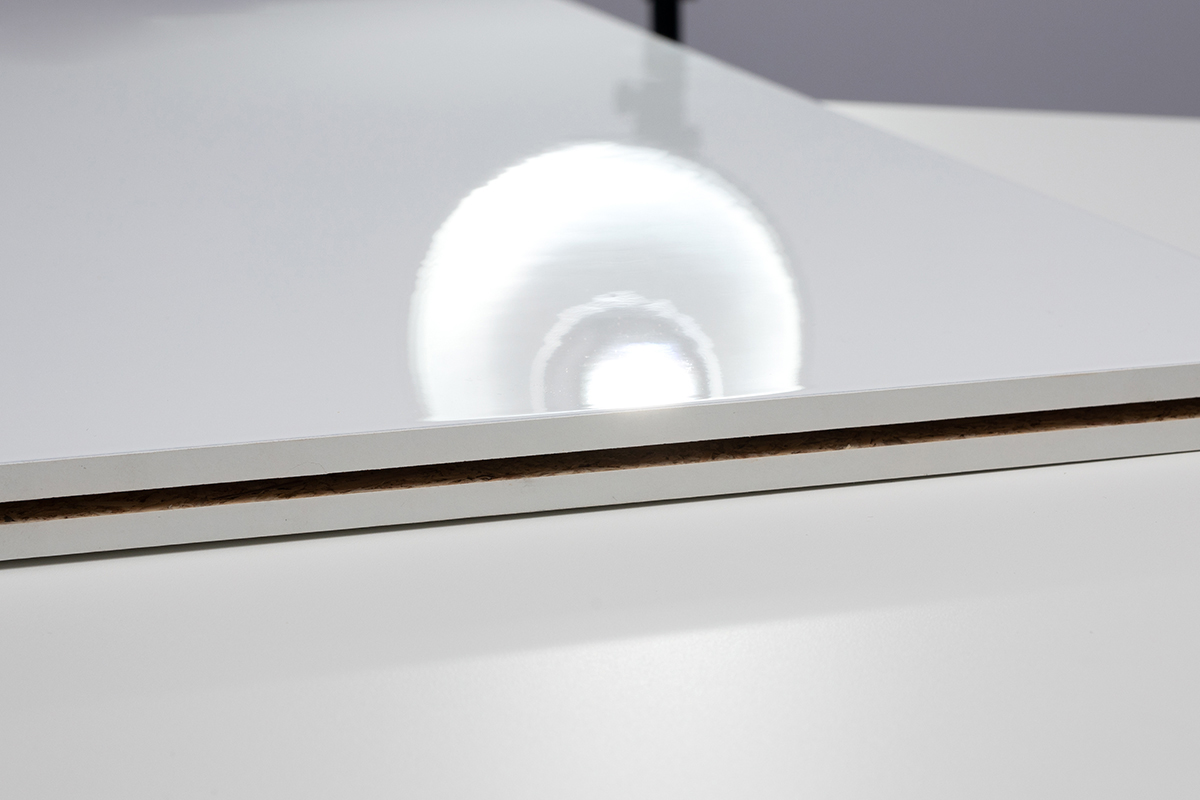 Fastfloor - weiß, hochglanz - 1,00 x 1,00 m, RS01 im Stamm online Store München